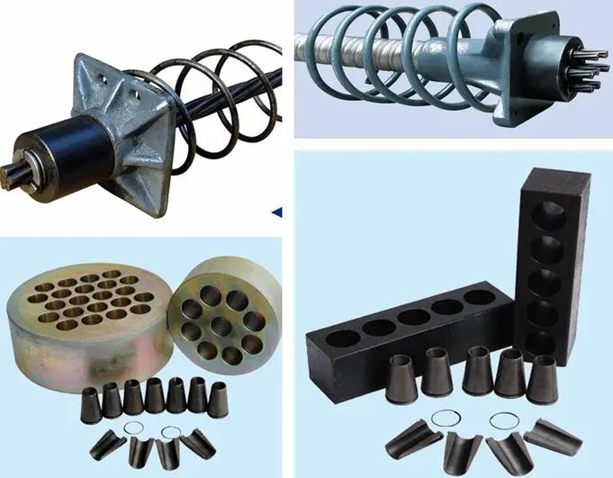 預應力張拉中關鍵構件的作用解析 錨具、夾具、錨墊板與螺旋筋
